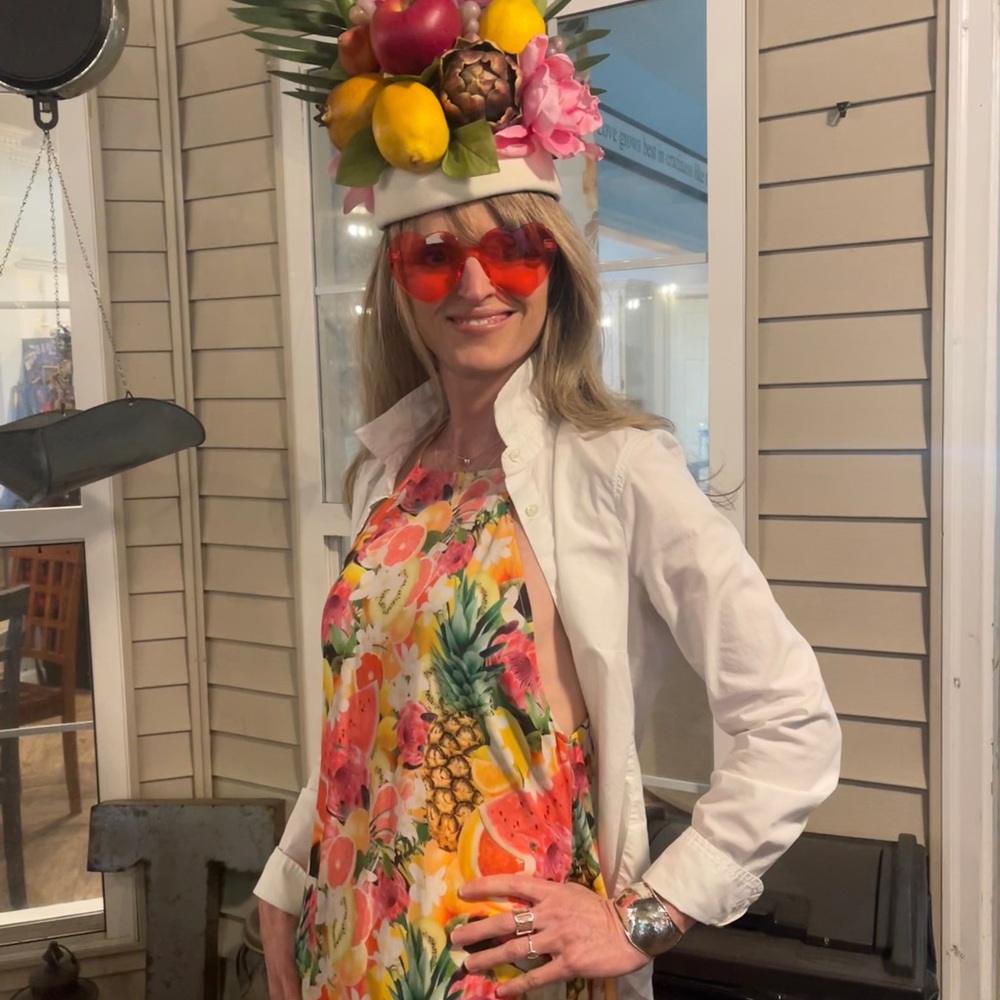 Show Me Your Mumu Tutti Frutti Small and Fruit Kentucky Derby Fascinator Hat
